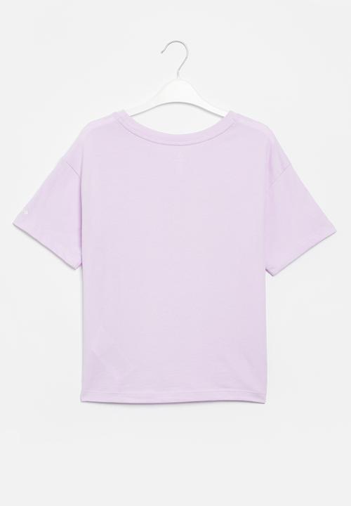 Converse - Cnvg ctp shine elongated T-shirt - moonstone violet