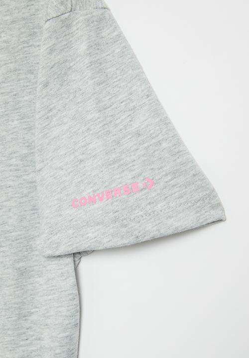 Converse - Cnvg ctp shine elongated T-shirt - light gray heather