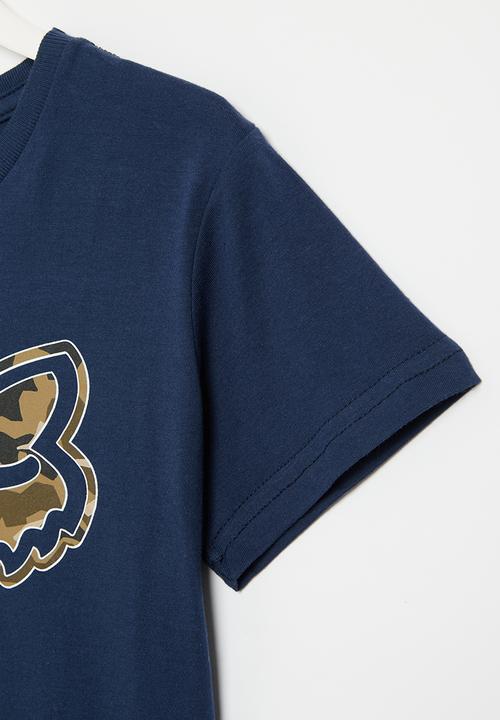 Fox - Bnkr head short sleeve tee - navy