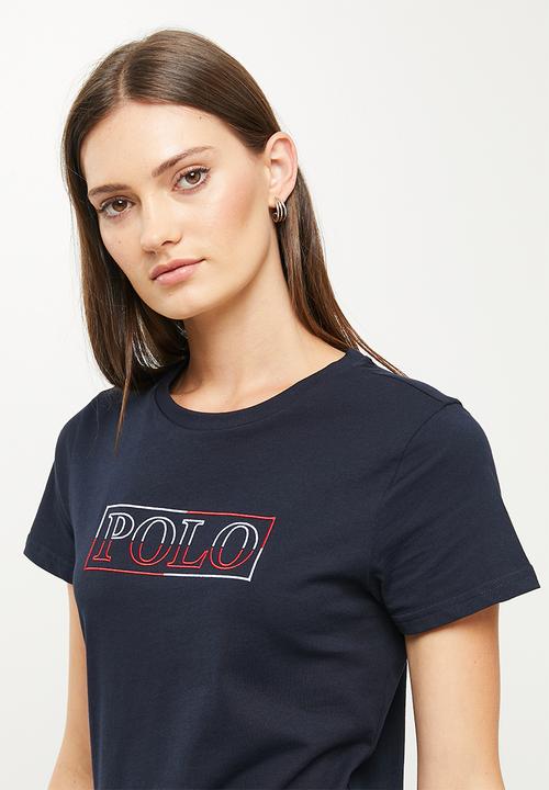 POLO - Haiden short sleeve embroidery logo tee - navy
