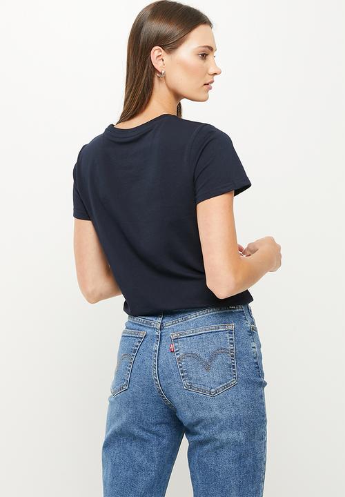 POLO - Haiden short sleeve embroidery logo tee - navy