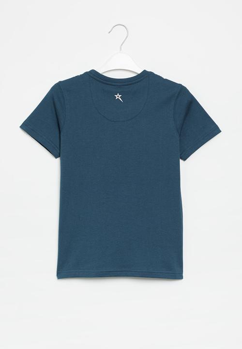 SOVIET - B greyson boys short sleeve logo tee - dark teal