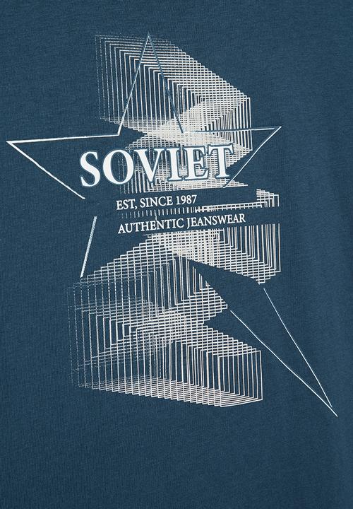 SOVIET - B greyson boys short sleeve logo tee - dark teal