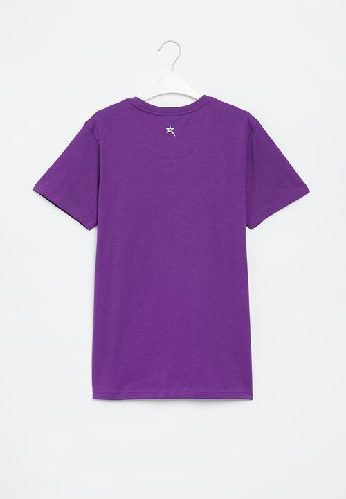 SOVIET - B lian boys short sleeve logo tee - purple