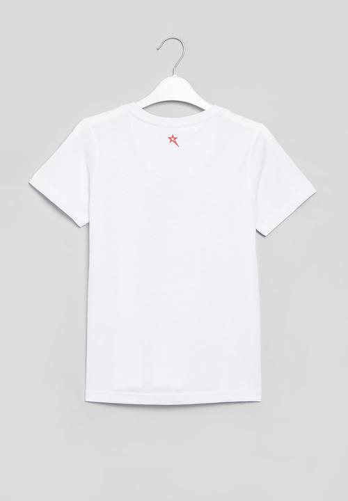 SOVIET - B greyson boys short sleeve logo tee - white