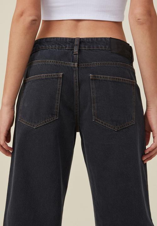 Cotton On - Low rise straight jean - black ink