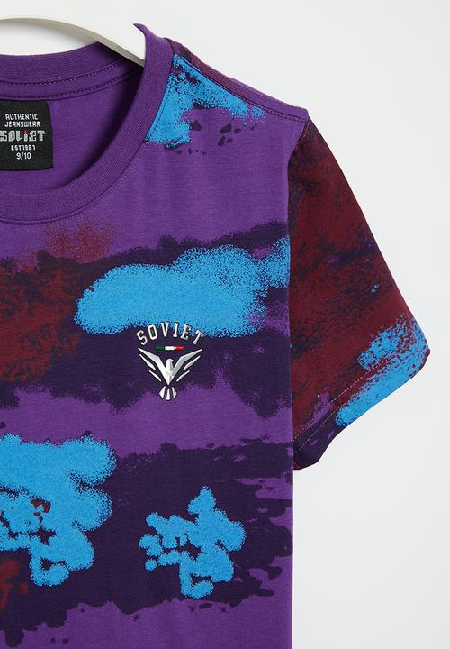 SOVIET - Fashion tee - purple