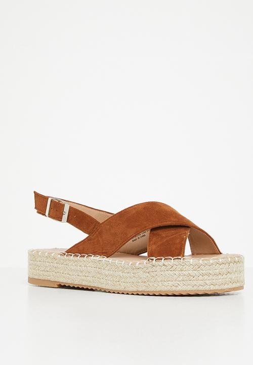 edit - Alexa slingback espadrille - tan