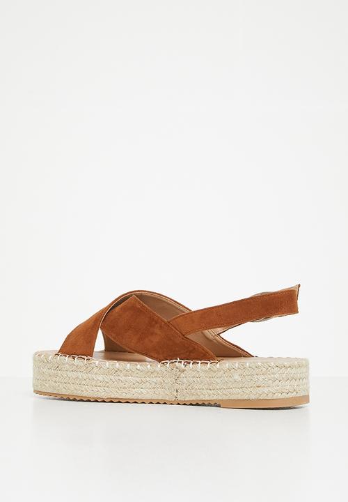 edit - Alexa slingback espadrille - tan