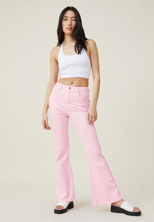 Cotton On - Original flare jean - cloudy pink