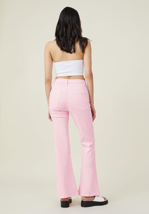 Cotton On - Original flare jean - cloudy pink