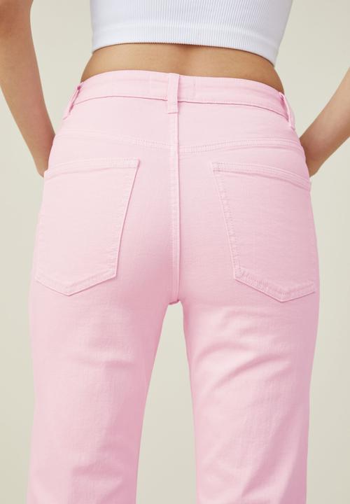 Cotton On - Original flare jean - cloudy pink