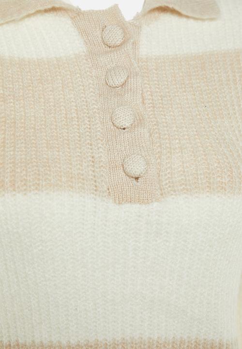 Trendyol - Regular fit sweater - stone