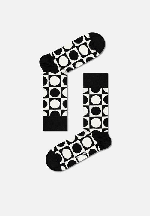 Happy Socks - 4 Pack socks gift set - black & white