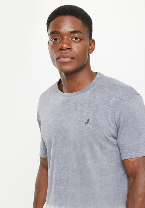 POLO - Men pjc lunga dipdye short sleeve tee - grey