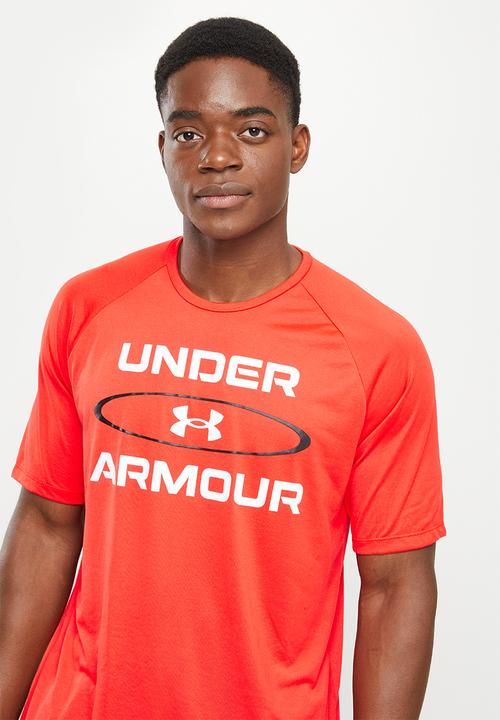 Under Armour - Ua tech 2.0 wm graphic short sleeve - radio red