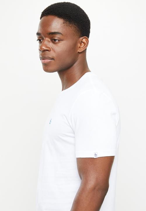 Original Penguin - Embroidered short sleeve tee - bright white