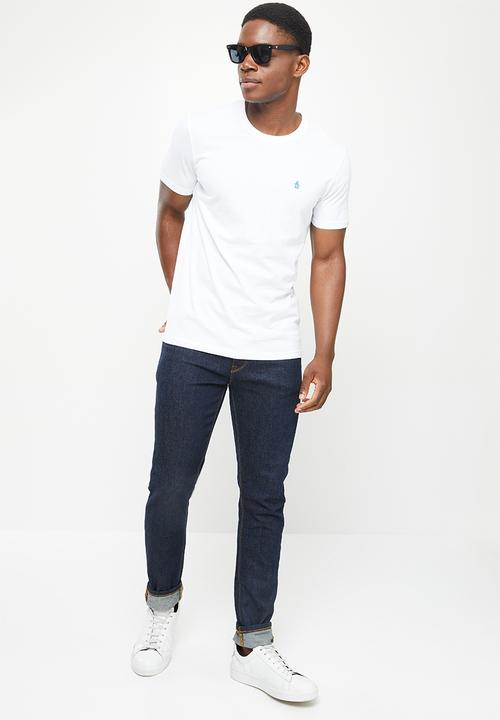 Original Penguin - Embroidered short sleeve tee - bright white
