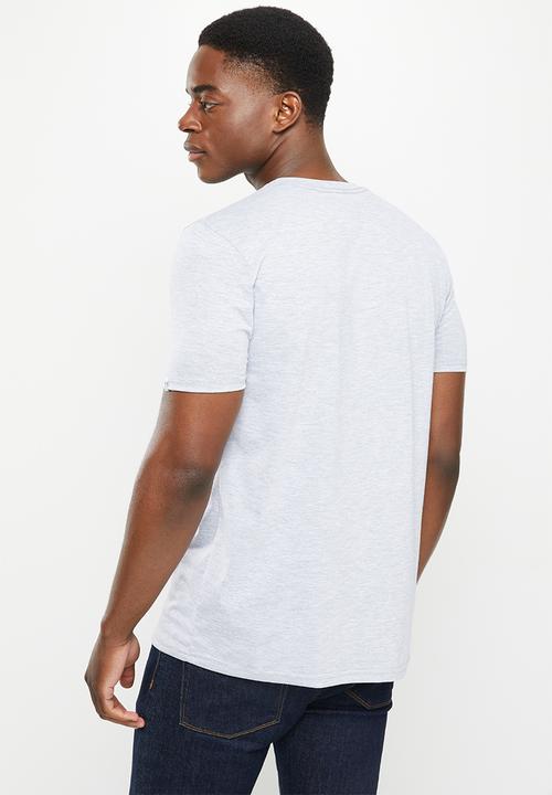 Original Penguin - Penguin letters short sleeve tee - rain heather