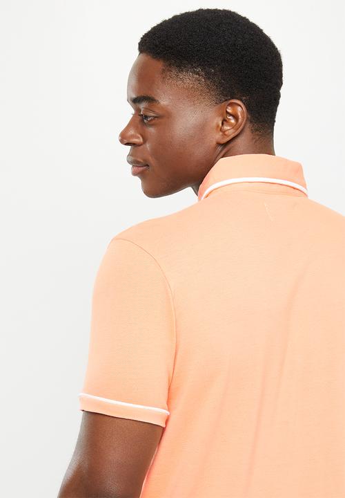 Original Penguin - Earl short sleeve polo - canteloupe