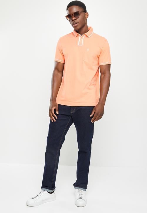 Original Penguin - Earl short sleeve polo - canteloupe