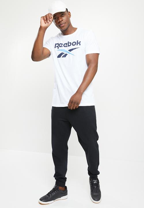 Reebok - Gs reebok stacked tee 2 - white/vector navy