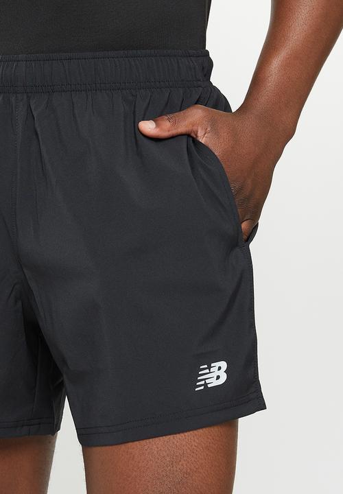 New Balance  - Core run 5in short - black