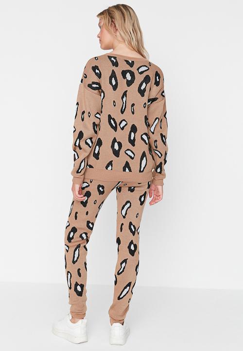 Trendyol - Leopard print two-piece set - multi