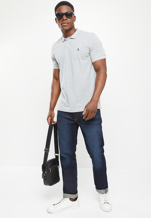 Original Penguin - Daddy short sleeve polo - rain heather