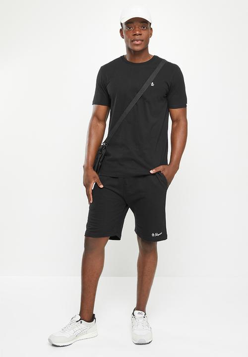 Original Penguin - Embroidered short sleeve tee - true black