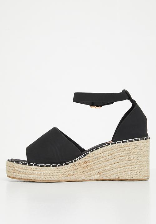 edit - Lucia espadrille - black