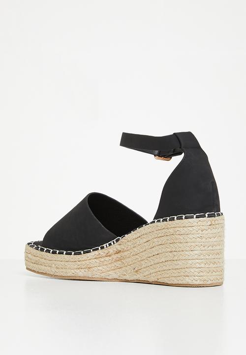 edit - Lucia espadrille - black
