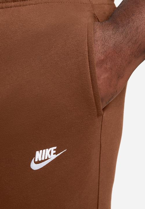 Nike - M nsw club jogger bb - cacao wow & white 