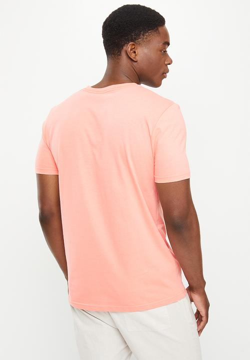 Original Penguin - Circle logo short sleeve tee - peaches & cream