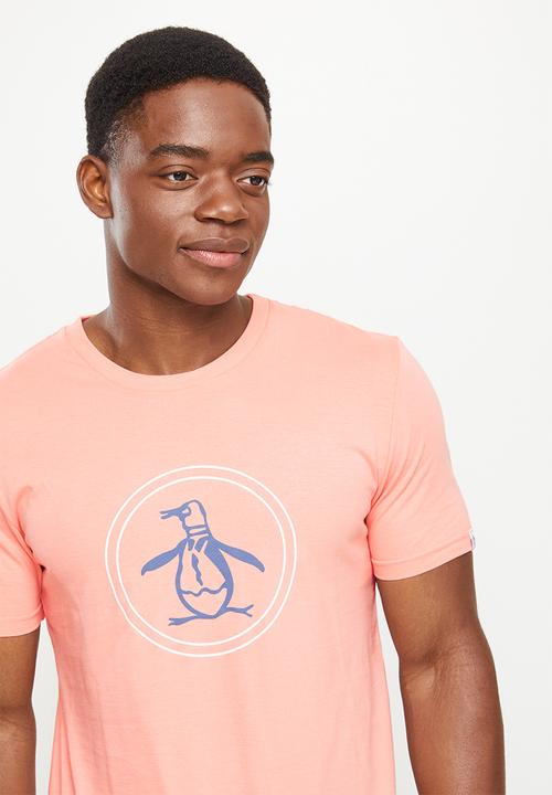 Original Penguin - Circle logo short sleeve tee - peaches & cream