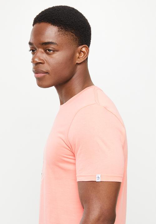 Original Penguin - Circle logo short sleeve tee - peaches & cream