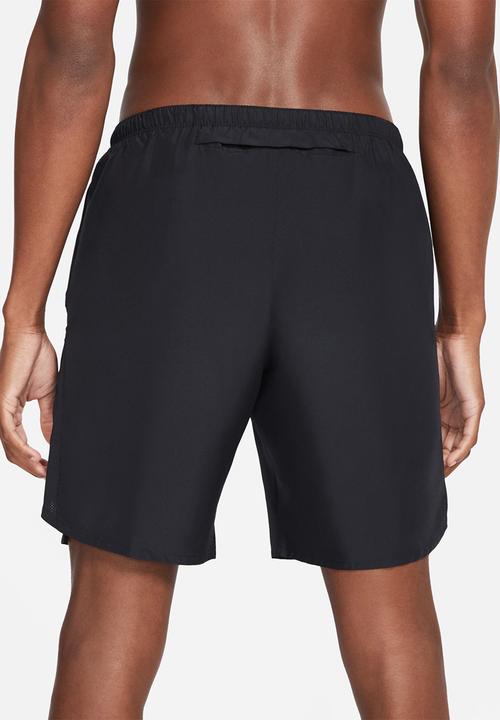 Nike - M Nike dri-fit challenger short 9bf - black & reflective silver