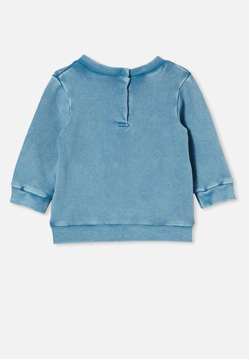 Cotton On - Bobbi sweater lcn - lcn has teal storm wash/lets play doh