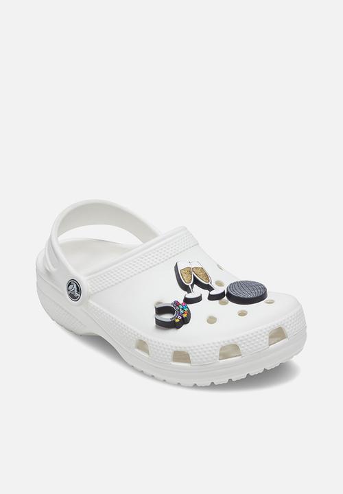 Crocs - New year 3 pack - grey & gold 