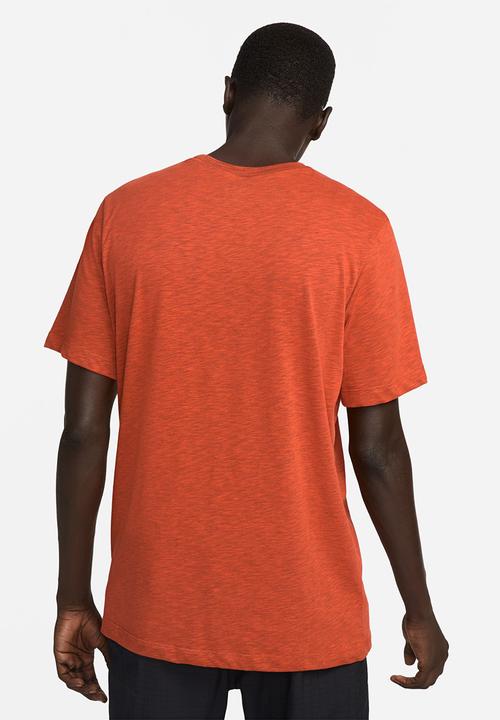 Nike - M Nike df tee slub hbr - picante red & black