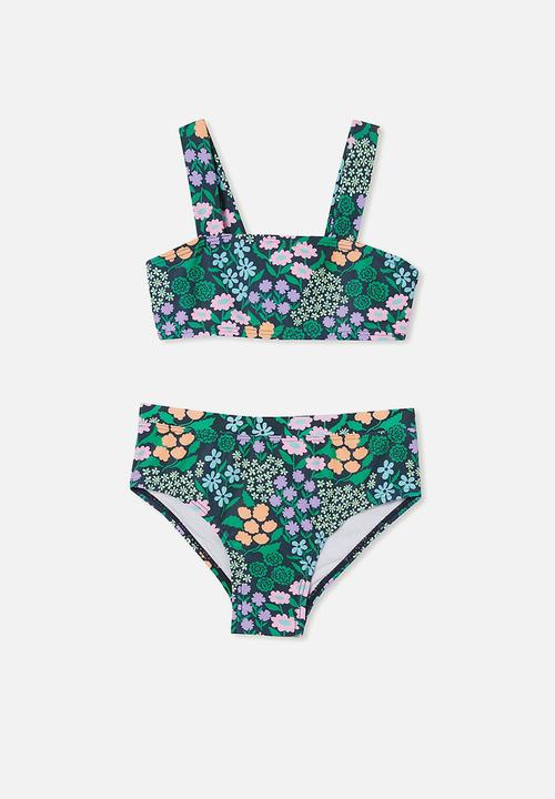 Cotton On - Everleigh bikini - navy blazer/clara ditsy