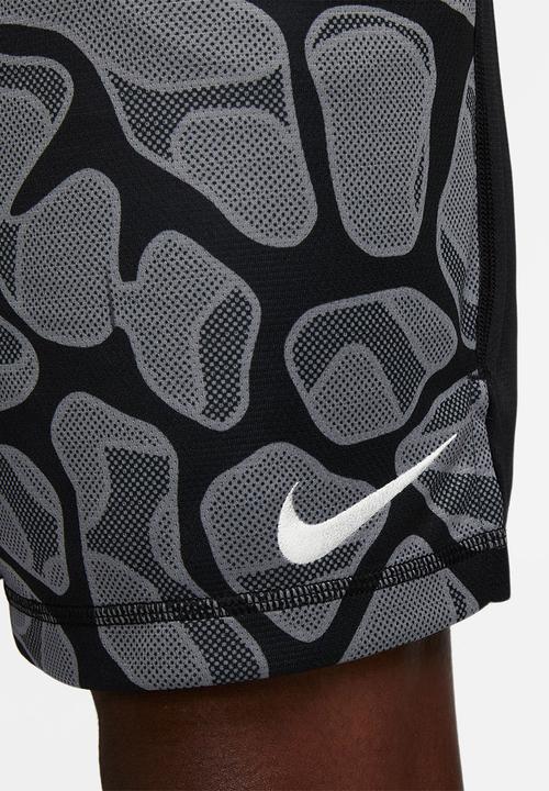 Nike - M Nike df knit short 6.0 dye - black & summit white