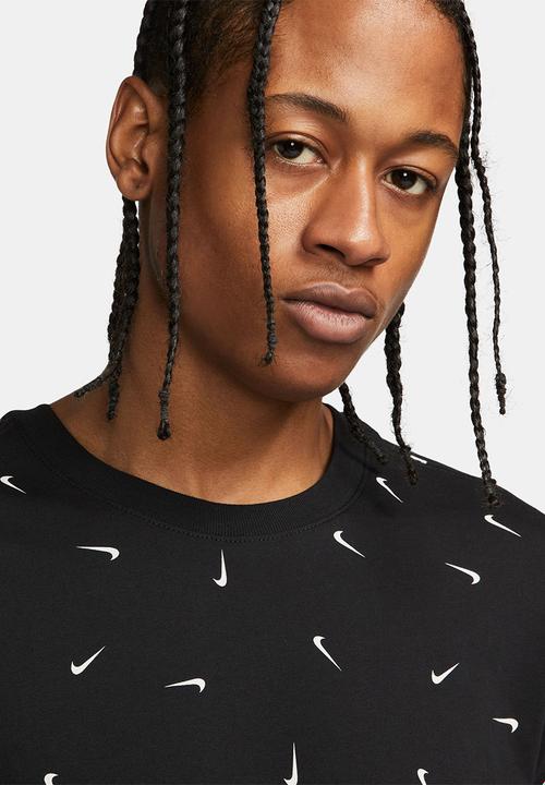 Nike - NSW allover print tee - black