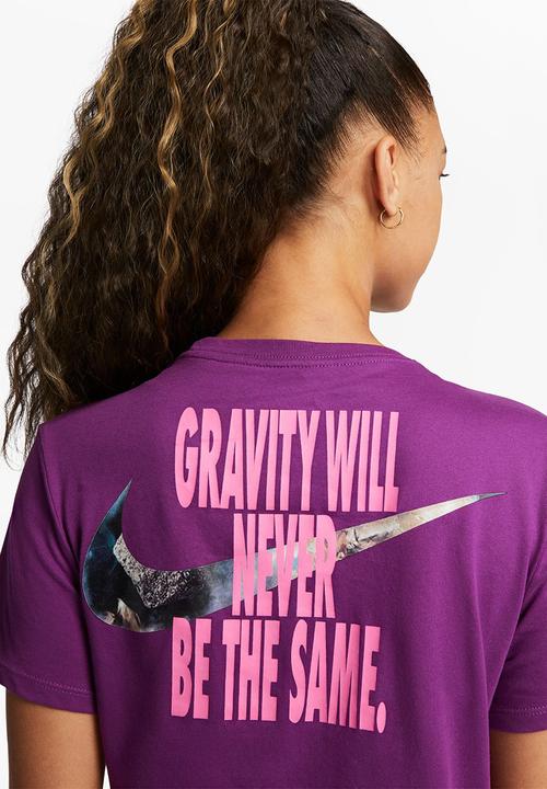 Nike - W Nike df tee short sleeve swoosh fly - viotech