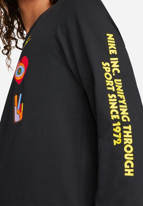 Nike - M nsw tee long sleeve so pack 1 lbr - black