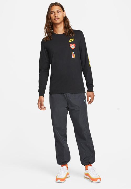 Nike - M nsw tee long sleeve so pack 1 lbr - black