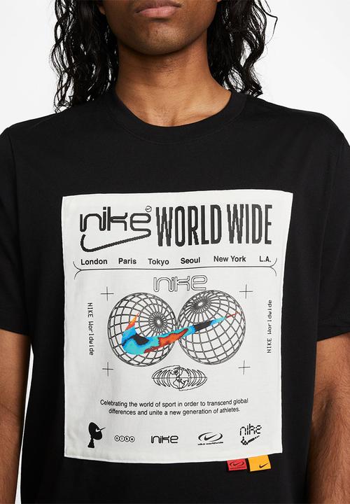 Nike - NSW worldwide so pack 2 lb tee  - black