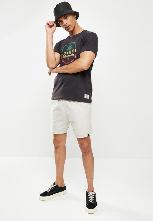 Holmes Bro's - Grass is greener short sleeve tee - black bean