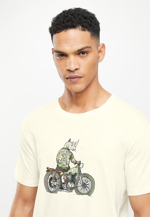 Holmes Bro's - Rhino café short sleeve tee - cloud dancer