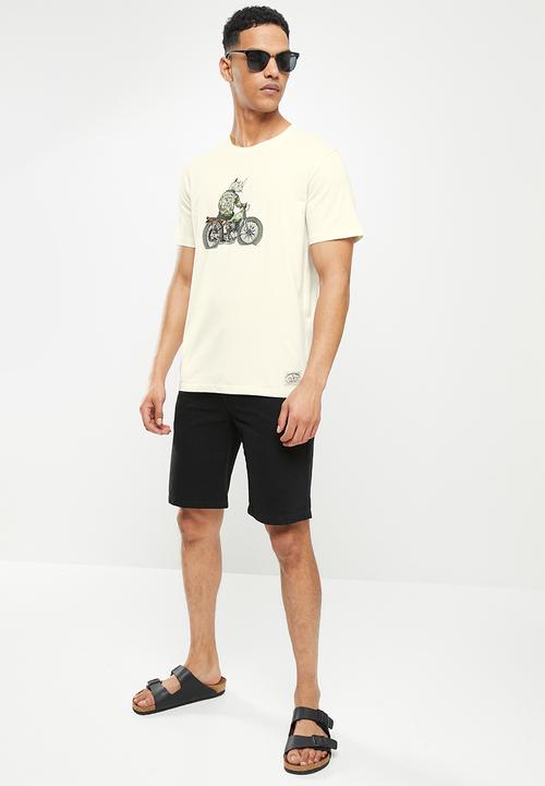 Holmes Bro's - Rhino café short sleeve tee - cloud dancer